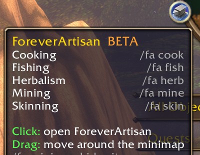 Minimap button tooltip